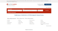 Desktop Screenshot of hotelcareer.pl