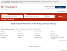 Tablet Screenshot of hotelcareer.pl